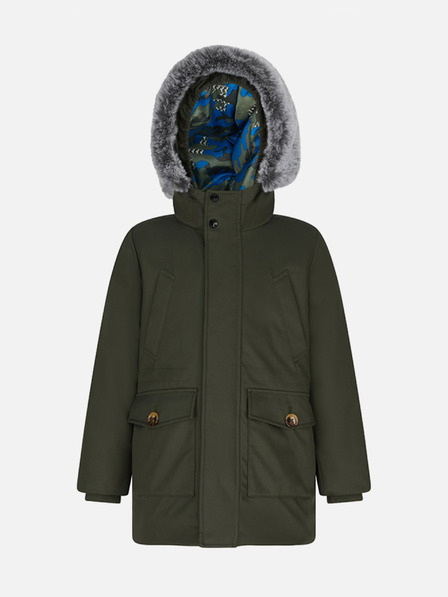 Geox Khaki chlapecká bunda Geox Norwolk