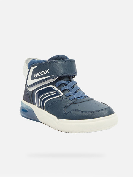 Geox Modré chlapecké tenisky Geox Grayjay