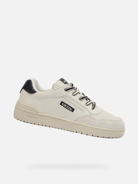 Geox Bílé chlapecké tenisky Geox Washiba