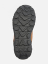 Geox Hnědá chlapecká zimní obuv Geox Trekkyup B ABX