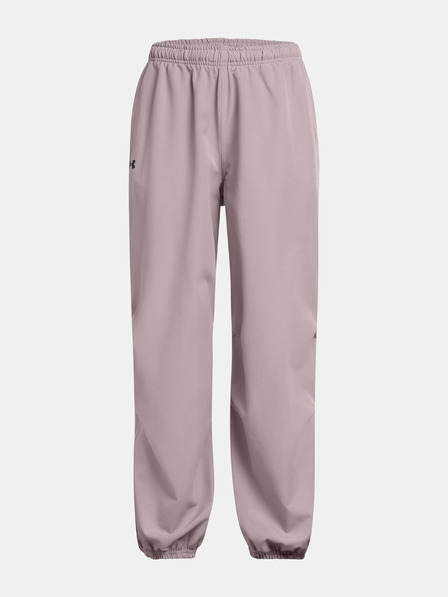 Under Armour Dívčí sportovní kalhoty Under Armour Unstoppable Wvn Wide Leg-GRY