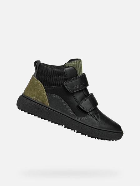 Geox Černé chlapecké tenisky Geox Theleven  B Abx