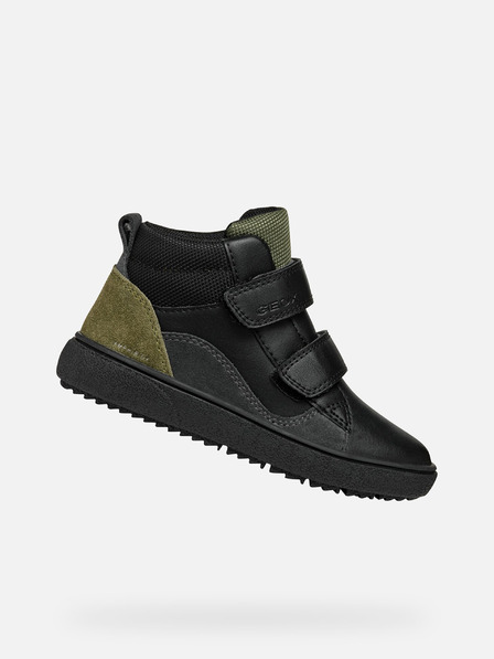 Geox Černé chlapecké tenisky Geox Theleven  B Abx