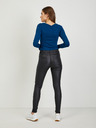 Orsay Černé dámské koženkové skinny fit kalhoty ORSAY