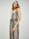 Vero Moda Černo-béžový vzorovaný zkrácený overal VERO MODA Simply
