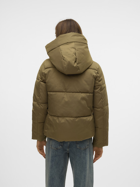 Vero Moda Khaki dámská zimní prošívaná bunda Vero Moda Stella