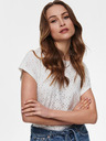 ONLY Krémová vzorovaná halenka ONLY Milla
