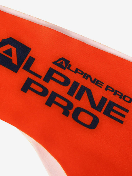 ALPINE PRO Sportovní čelenka ALPINE PRO BELAKE oranžová