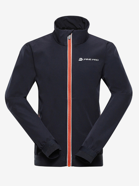 ALPINE PRO Oranžovo-modrá dětská softshellová bunda ALPINE PRO TYCHO
