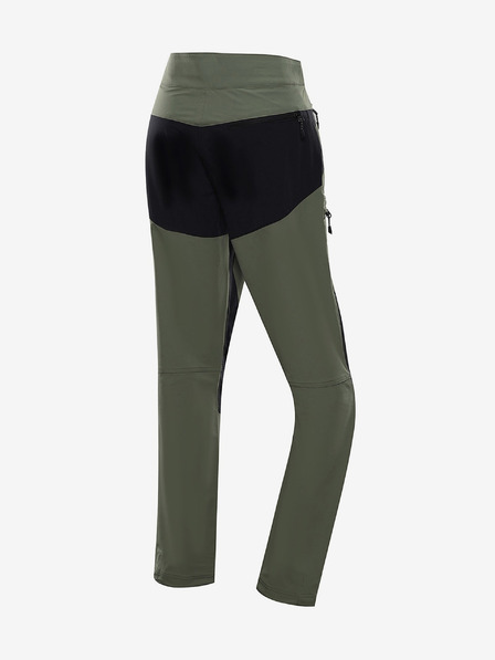 ALPINE PRO Khaki pánské softshellové kalhoty ALPINE PRO Span