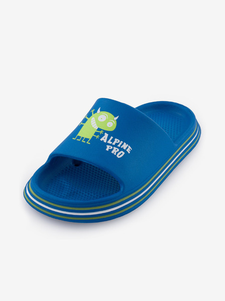 ALPINE PRO Modré dětské pantofle ALPINE PRO LARINO