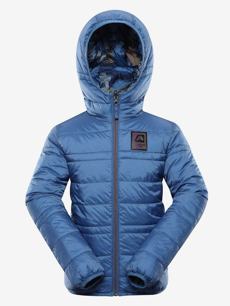 ALPINE PRO Modrá dětská oboustranná zimní bunda ALPINE PRO EROMO