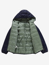 ALPINE PRO Khaki-modrá dětská oboustranná zimní bunda ALPINE PRO EROMO
