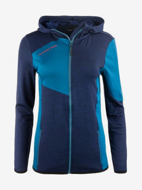 ALPINE PRO Modrá dámská sportovní mikina ALPINE PRO Johera
