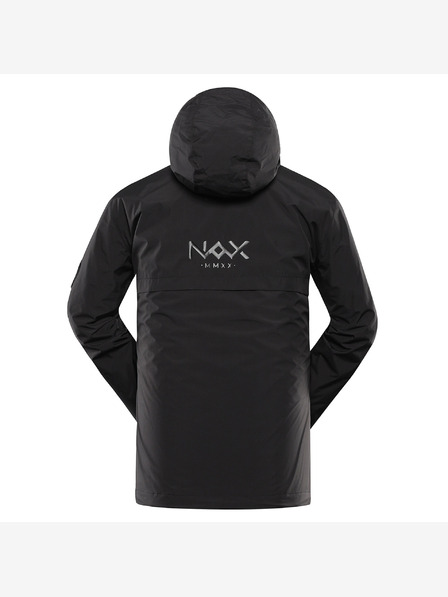 NAX Černá pánská městská bunda s membránou NAX Feres