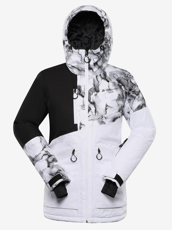 ALPINE PRO Dámská lyžařská bunda s membránou ptx ALPINE PRO UZERA white varianta pb