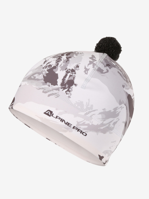 ALPINE PRO Funkční čepice s bambulí ALPINE PRO ABERE