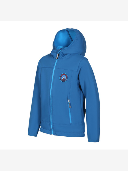 ALPINE PRO Dětská softshellová bunda s membránou ALPINE PRO OMANO mykonos blue