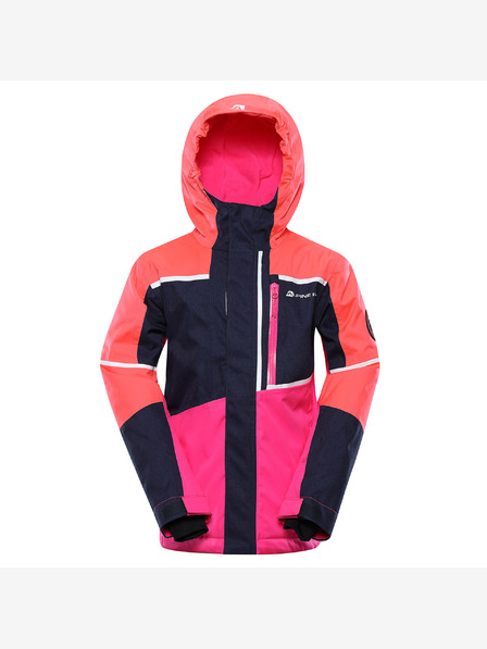 ALPINE PRO Dětská lyžařská bunda s membránou ptx ALPINE PRO MELEFO diva pink