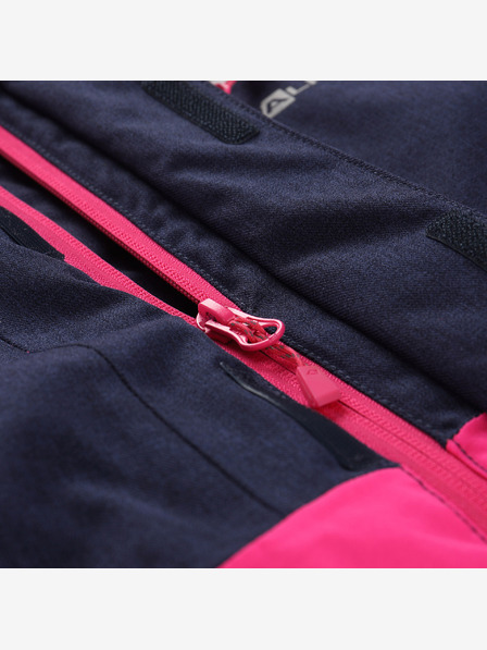 ALPINE PRO Dětská lyžařská bunda s membránou ptx ALPINE PRO MELEFO diva pink