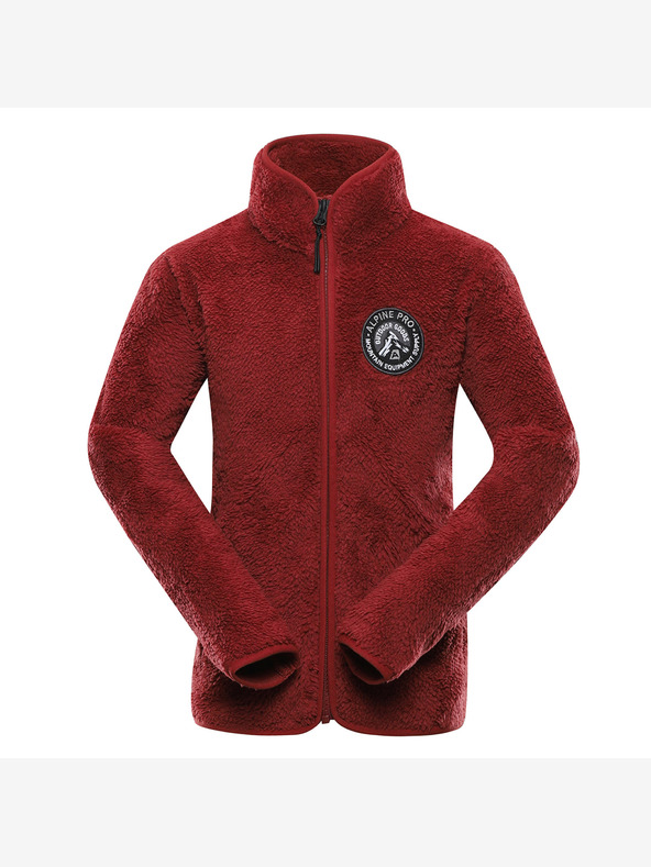ALPINE PRO Dětská mikina supratherm ALPINE PRO FERADO merlot