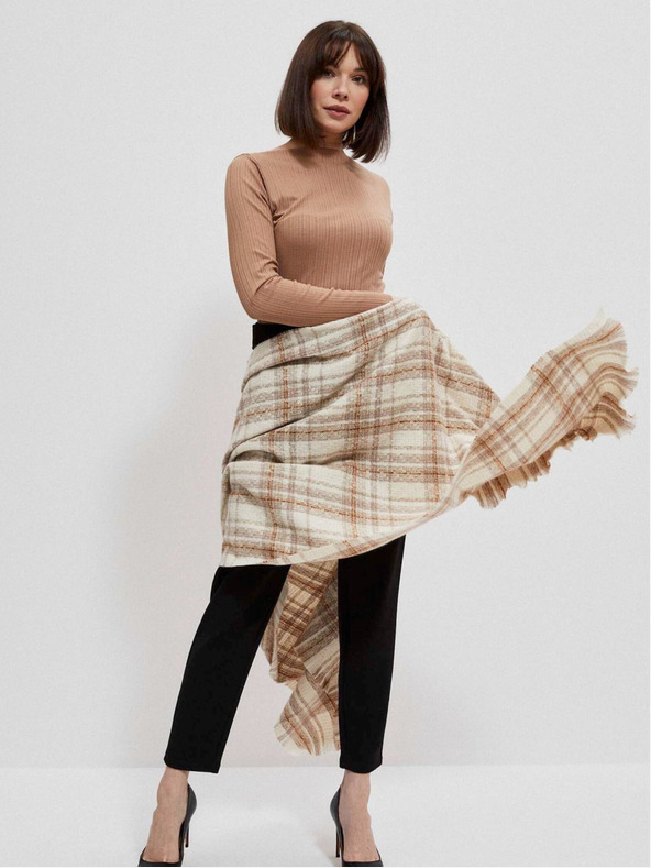 Moodo Wide checkered scarf