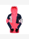 ALPINE PRO Dětská lyžařská bunda s membránou ptx snow ALPINE PRO DEARO neon knockout pink
