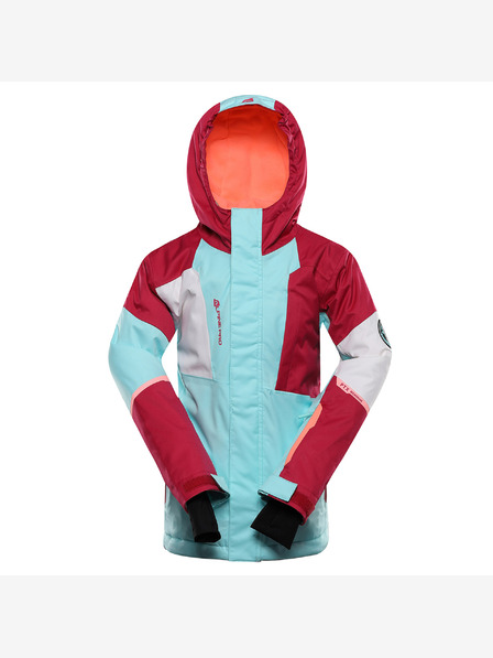 ALPINE PRO Dětská lyžařská bunda s membránou ptx snow ALPINE PRO DEARO limpet shell