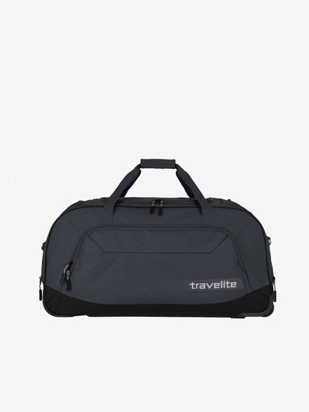 Travelite Tmavě šedá cestovní taška Travelite Kick Off Wheeled Duffle Anthracite