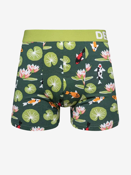 Dedoles Zelené pánské veselé boxerky Dedoles Rybky koi a lekníny