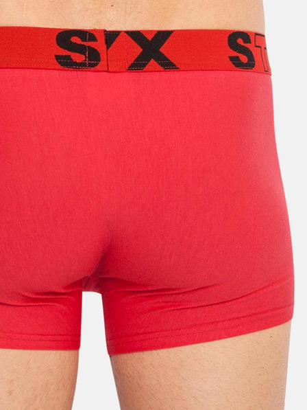 Styx Sada tří - pánské boxerky Styx sportovní guma vícebarevné
