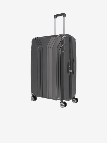 Travelite Cestovní kufr v černé barvě Travelite Elvaa 4w L Black