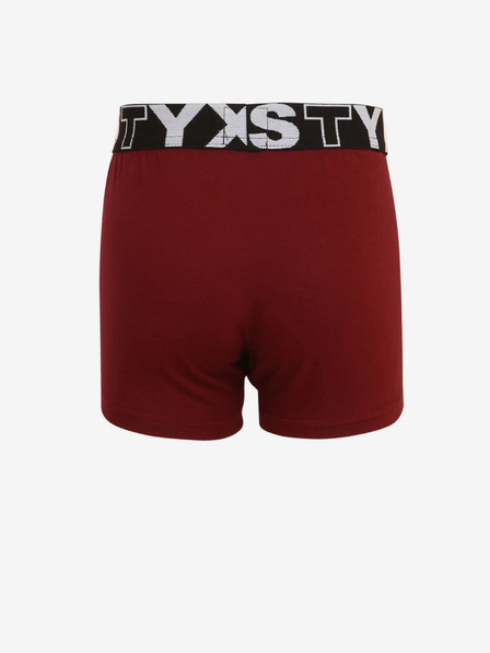 Styx Vínové klučičí boxerky Styx