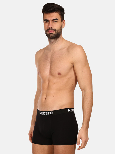 Nedeto Sada deseti pánských boxerek v černé barvě Nedeto