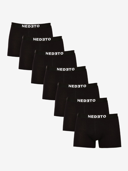 Nedeto Sada sedmi pánských boxerek v černé barvě Nedeto