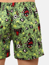 Styx Zelené pánské vzorované trenýrky Styx premium art Zombie