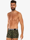 Styx Černé pánské vzorované boxerky Styx