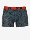 Styx Černé pánské vzorované boxerky Styx
