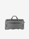 Travelite Šedá cestovní taška Travelite Basics Fresh Wheeled Duffle