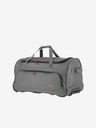 Travelite Šedá cestovní taška Travelite Basics Fresh Wheeled Duffle