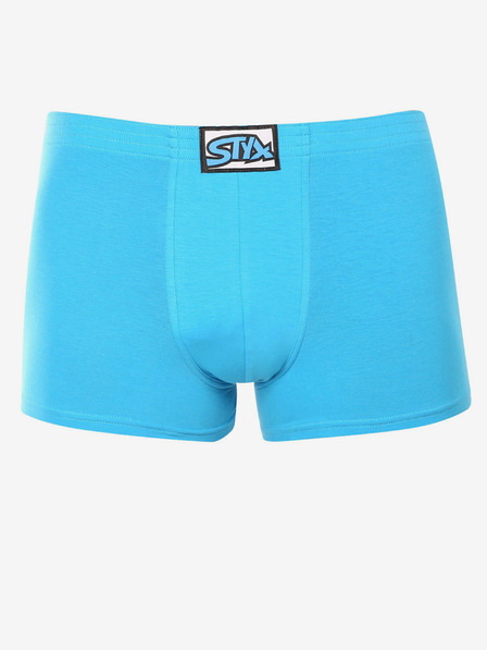 Styx Světle modré pánské boxerky Styx