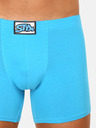 Styx Světle modré pánské boxerky Styx