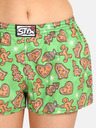 Styx Světle zelené dámské vánoční trenýrky Styx Vánoce perníčky