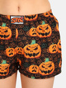 Styx Oranžovo-černé dámské trenýrky Styx Halloween dýně