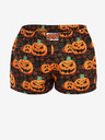 Styx Oranžovo-černé dámské trenýrky Styx Halloween dýně