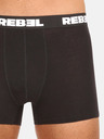 Nedeto Sada tří pánských boxerek v černé barvě Nedeto Rebel