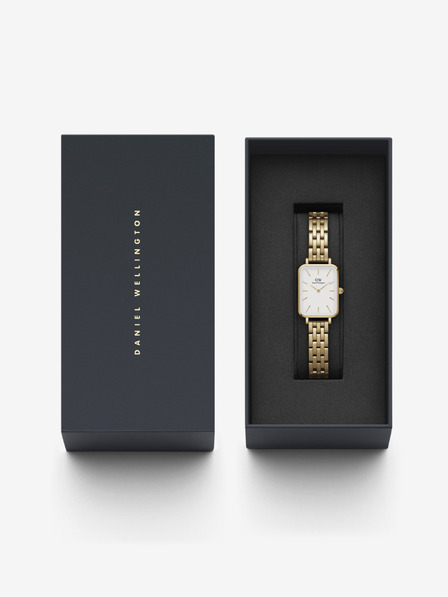 Daniel Wellington Dámské hodinky ve zlaté barvě Daniel Wellington hodinky QUADRO