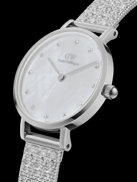 Daniel Wellington Dámské hodinky ve stříbrné barvě Daniel Wellington Petite Lumine