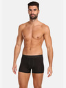 Nedeto Sada pěti pánských plus size boxerek v černé barvě Nedeto