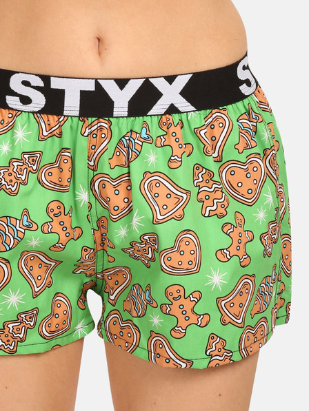 Styx Dámské trenky Styx art sportovní guma Vánoce perníčky
